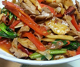 爆炒腰花（泡椒味）的做法