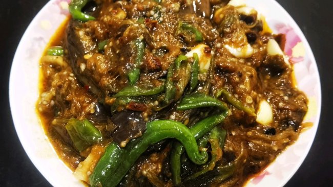 烧椒素炒茄子的做法