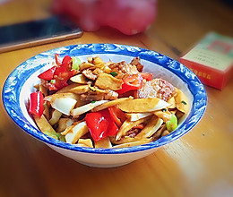 茭白炒肉的做法