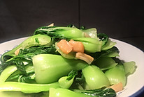 干贝清炒小白菜（清爽利口）的做法