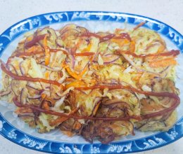 包菜饼的做法