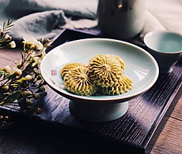 抹茶曲奇饼干#晒出你的团圆大餐#的做法