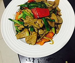 爆猪肝的做法