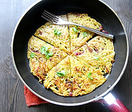 胡椒土豆煎饼#急速早餐#的做法