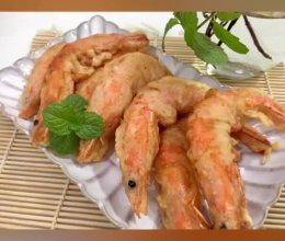 #带着美食出去浪#天妇罗炸大虾的做法