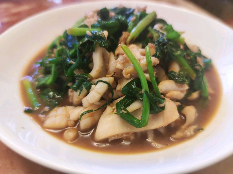 小炒鲜尤的做法