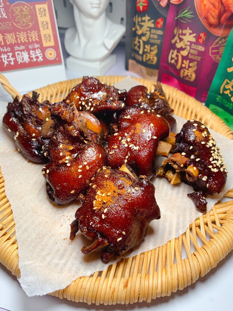 外焦里嫩孜然味烤猪蹄（空气炸锅美食）的做法