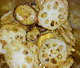 香酥茄夹、藕夹（多余的饺子馅做的）的做法