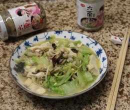 六菌汤炖白菜的做法
