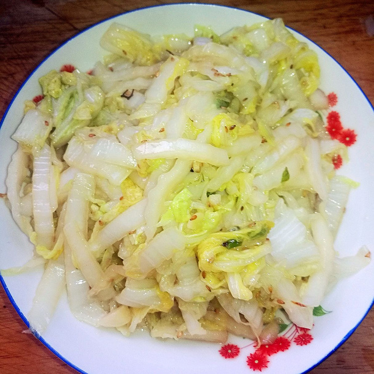 炒白菜的做法
