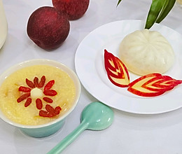 老少皆宜的养生早餐，苹果莲子小米粥的做法