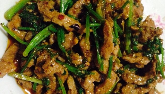 香菜牛肉的做法