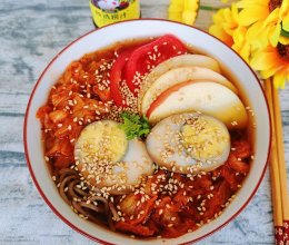 #轻食三剑客 嗨吃不怕胖#韩式荞麦面的做法