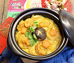 酸汤鱼腐（富）白菜（财）富贵煲的做法