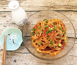 吃上瘾的麻辣藕片的做法