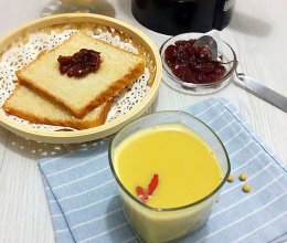 莲藕枸杞豆浆的做法