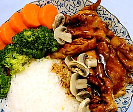 日式照烧鸡排饭的做法