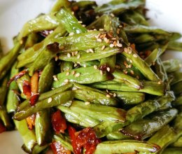 干煸四季豆的做法