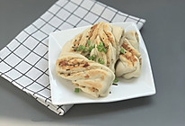 #麦子厨房#小红锅#香煎肉松花卷的做法