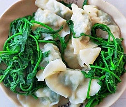 荠菜水饺的做法