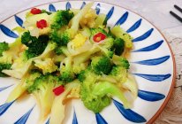 #金龙鱼橄榄油调和油520美食菜谱#蒜蓉西兰花的做法