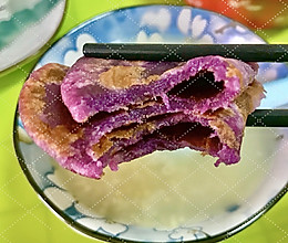 紫薯饼早餐的做法