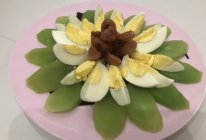 #奶香四溢 暖锅佳味#窝笋鸡蛋香肠摆盘的做法