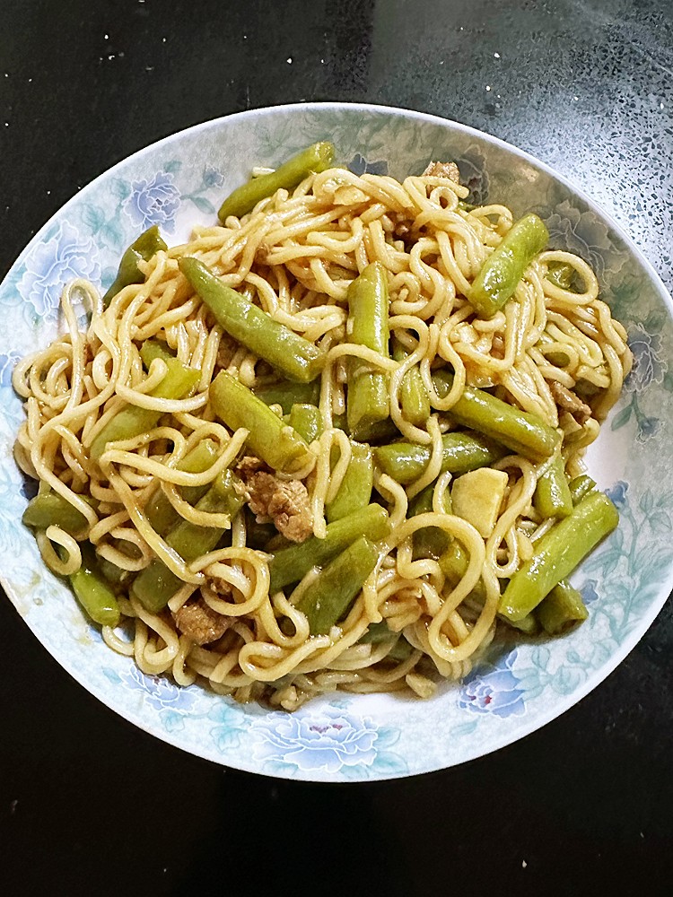 扁豆焖面的做法