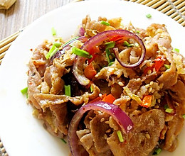 孜然羊肉片的做法