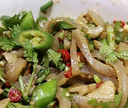 水晶嗨辣猪皮的做法