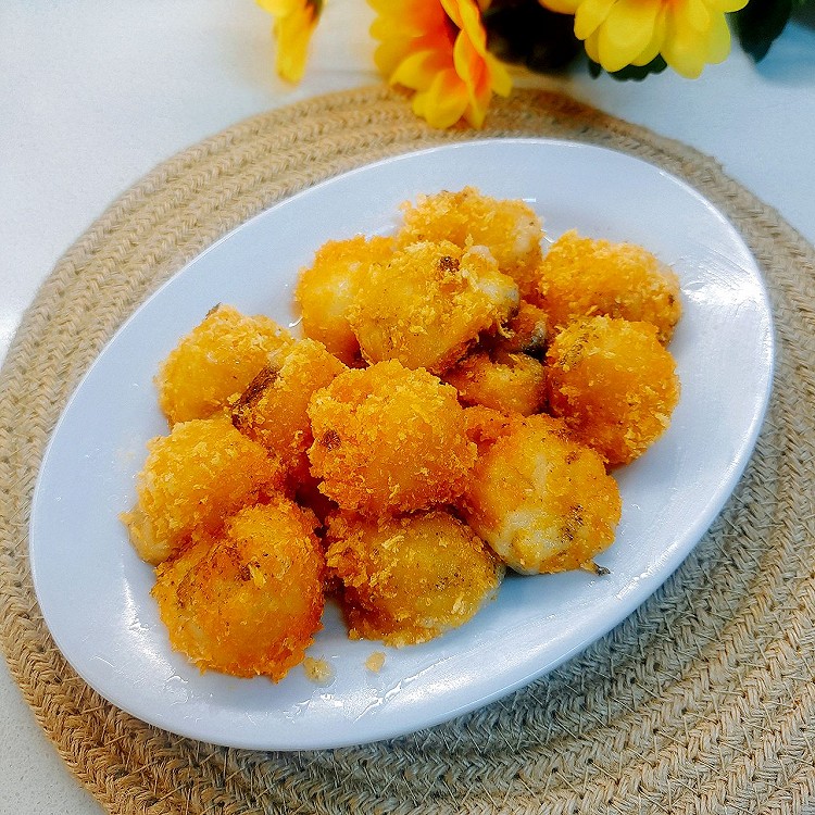面包糠炸汤圆的做法