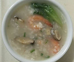 鲍鱼鲜虾粥（海鲜粥）孕妇版的做法