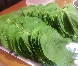 腌苏子叶的做法