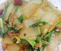 冬瓜炒肉片的做法