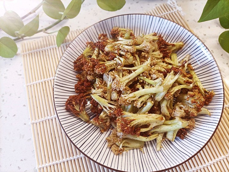 空气炸锅版烤菜花的做法