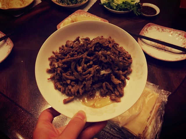 甜面酱肉丝的做法