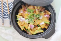 【什锦干锅土豆】的做法