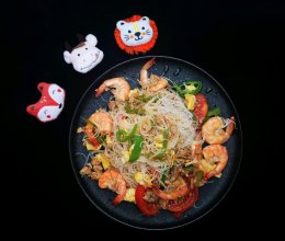 #名厨汁味，圆中秋美味#多滋多味炒米线的做法