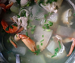 冬瓜螃蟹汤的做法