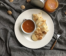 杏酱吐司的做法