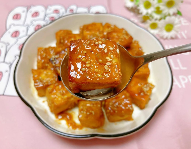 酸甜可口糖醋脆皮豆腐✔的做法