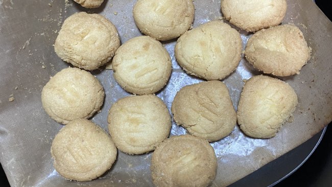 空气炸锅烤多谷物面粉黄油饼干的做法