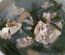 海带炖猪蹄的做法