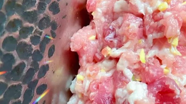 全麦手工长豇豆水饺的做法