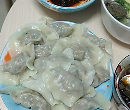 韭菜鲜虾饺（寝室版）的做法