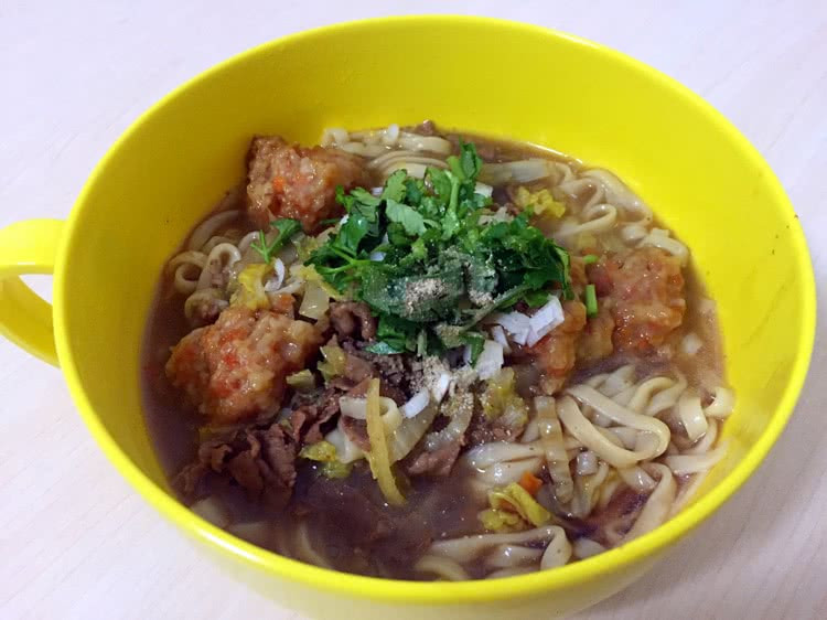 羊肉汆面(改良版)的做法