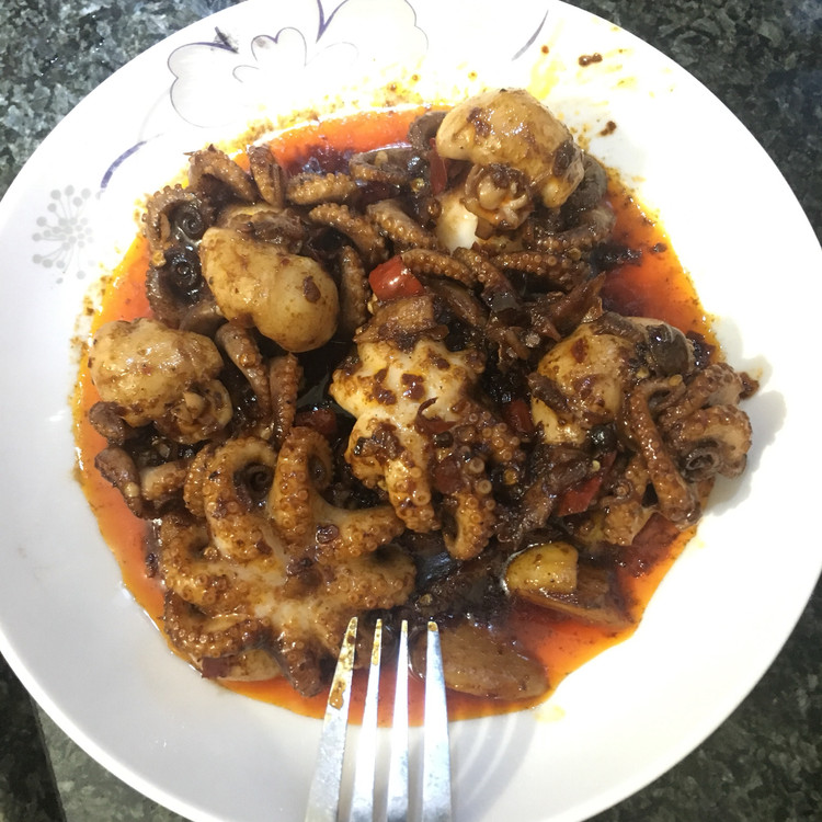 麻辣八爪鱼的做法