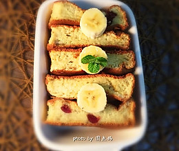 #下午茶甜点#蔓越莓香蕉糯米糕的做法