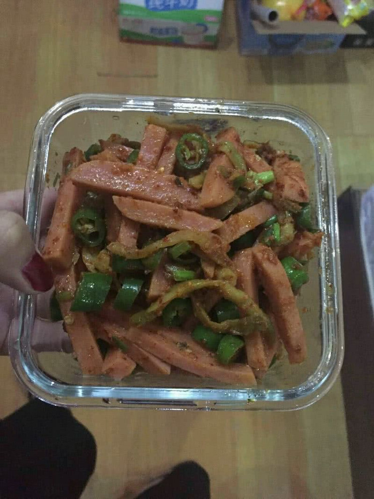 辣炒方腿的做法