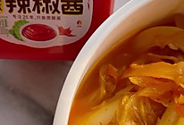 #暖冬酱在手，嗨吃部队锅#就酱辣炒年糕的做法